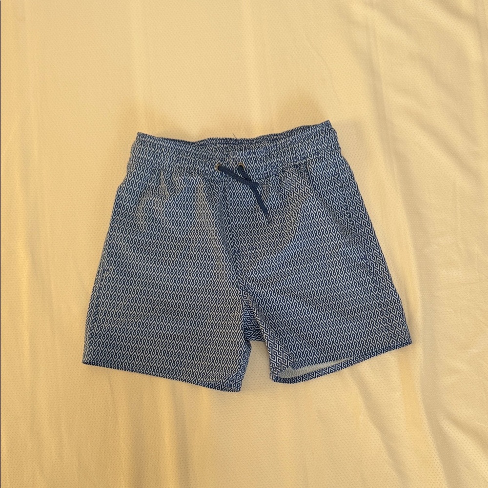 Class Club Blue Patterned Kids Swim Trunks